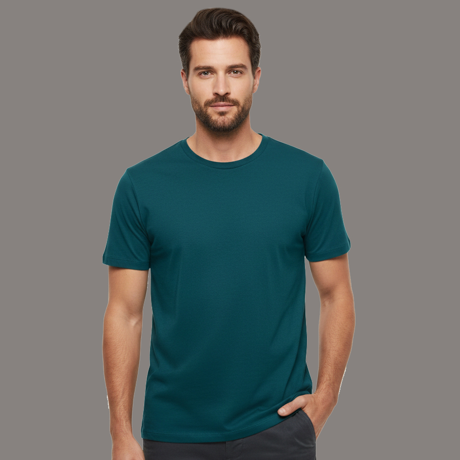 Round neck cotton t shirt